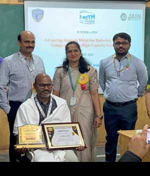 Shambhulinga delivers an invited talk