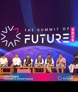 Mahaveer chairs a panel discussion