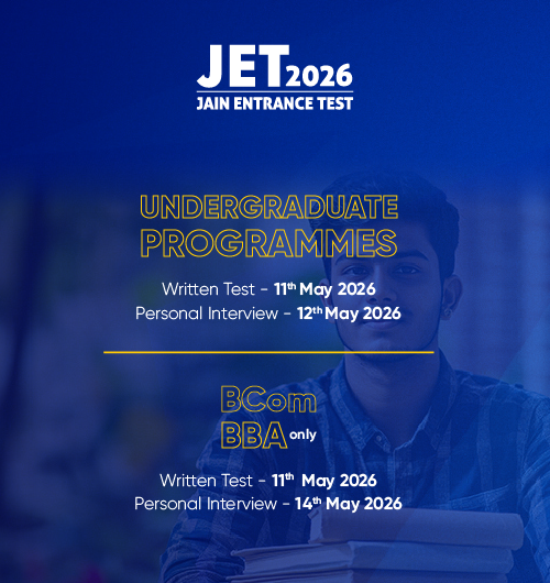 B.Com and BBA JET 2026