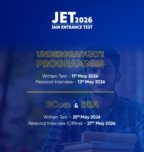 B.Com and BBA JET 2026