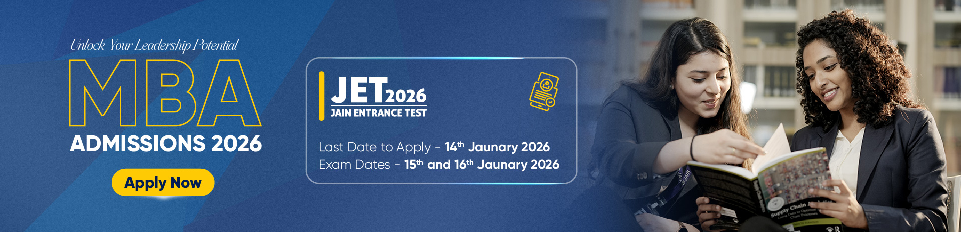 JET MBA Admission 2026