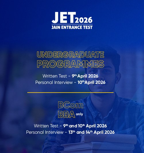 B.Com and BBA JET 2026