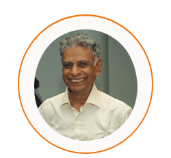 Prof. H S Mukunda, renowned scientist in combustion, aerospace, and biomass, at JAIN (Deemed-to-be University).