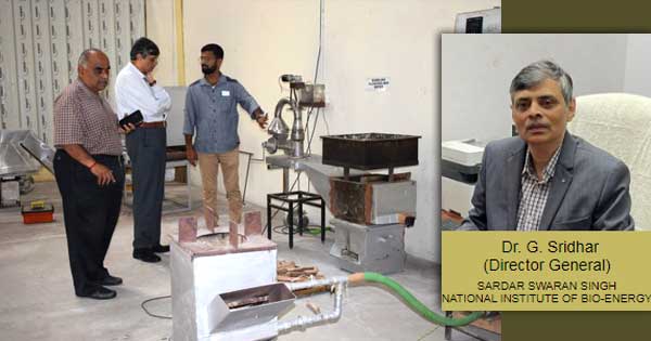 Dr. G Sridhar, DG - NIBE visits FCRC for collaboration discussions on stove technologies.