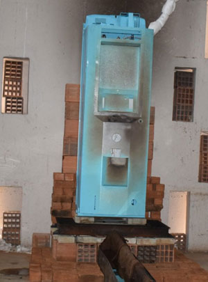 Ethanol dispensing machine fire study at FCRC, JAIN (Deemed-to-be University).