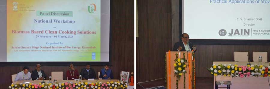 Plenary talk on Stove Combustors at National workshop on Biomass, Prof. Bhaskar Dixit, FCRC, JAIN (Deemed-to-be University)