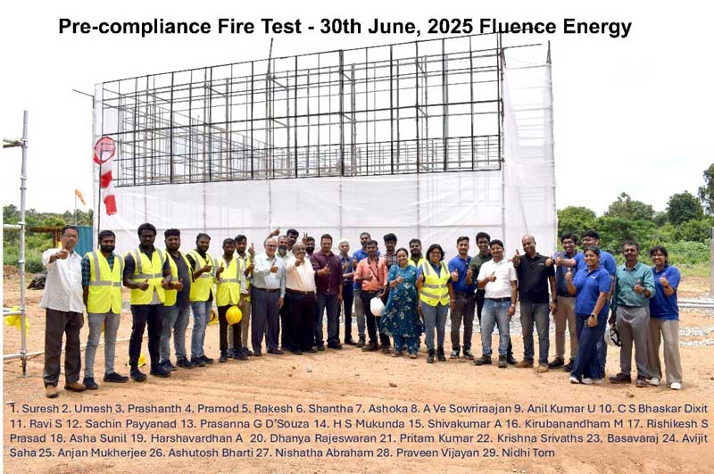 Fluence - Pre- Compliance Fire Test 2