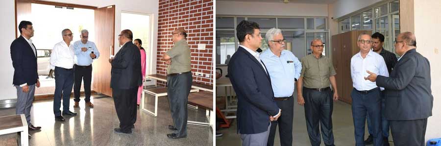 Saint Gobain team visit for research collaboration at FCRC, JAIN (Deemed-to-be University)