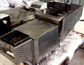 Testing a domestic stove for the Feast Foundation at FCRC, JAIN (Deemed-to-be University).