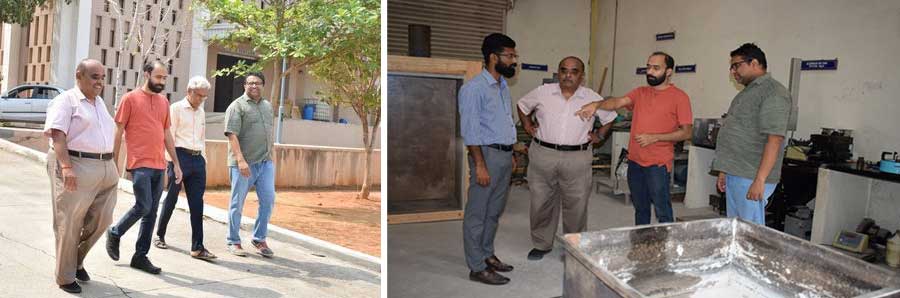 Total Energies team visit for R&D on new products at FCRC, JAIN (Deemed-to-be University)