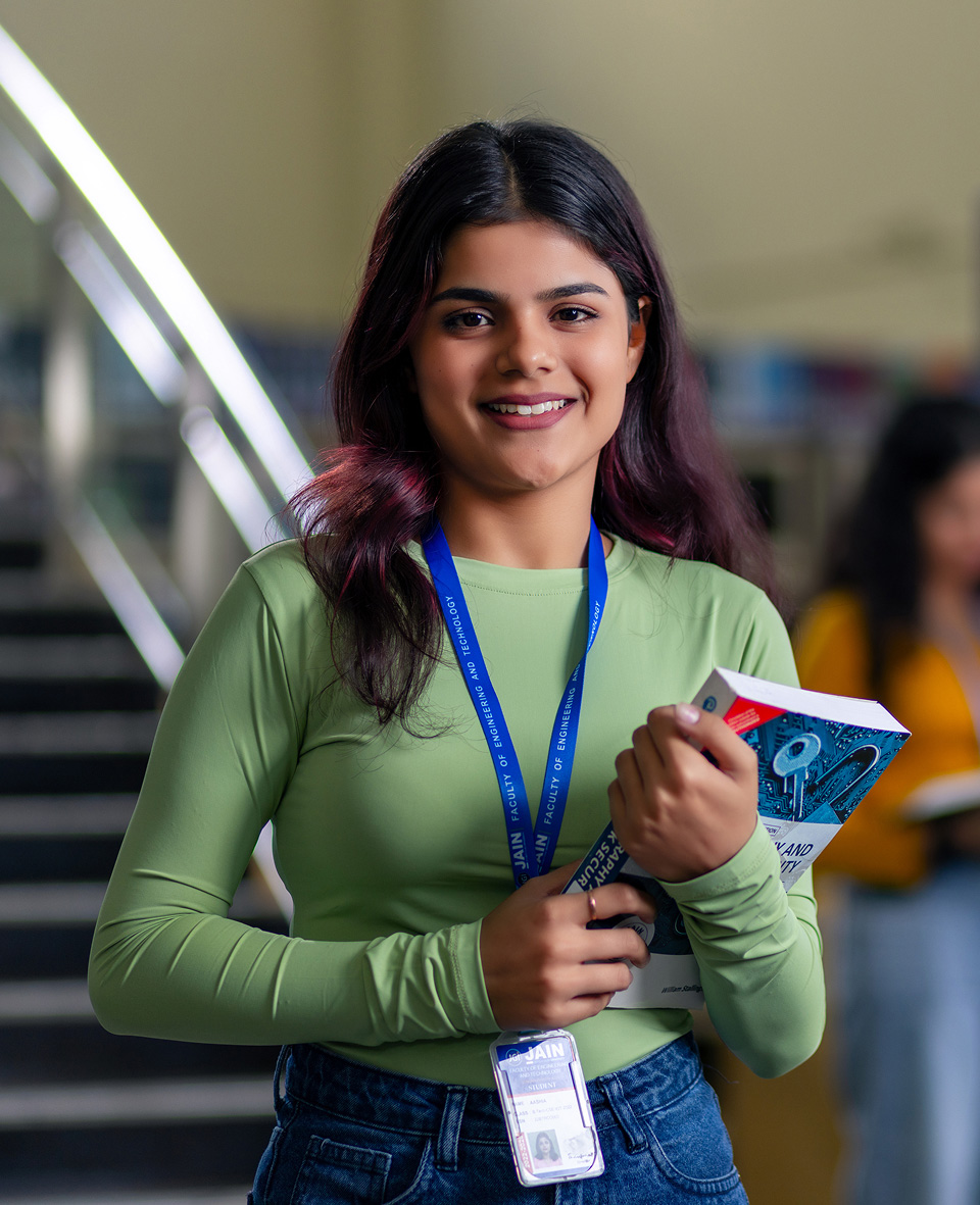 Student gaining hands-on internship experience