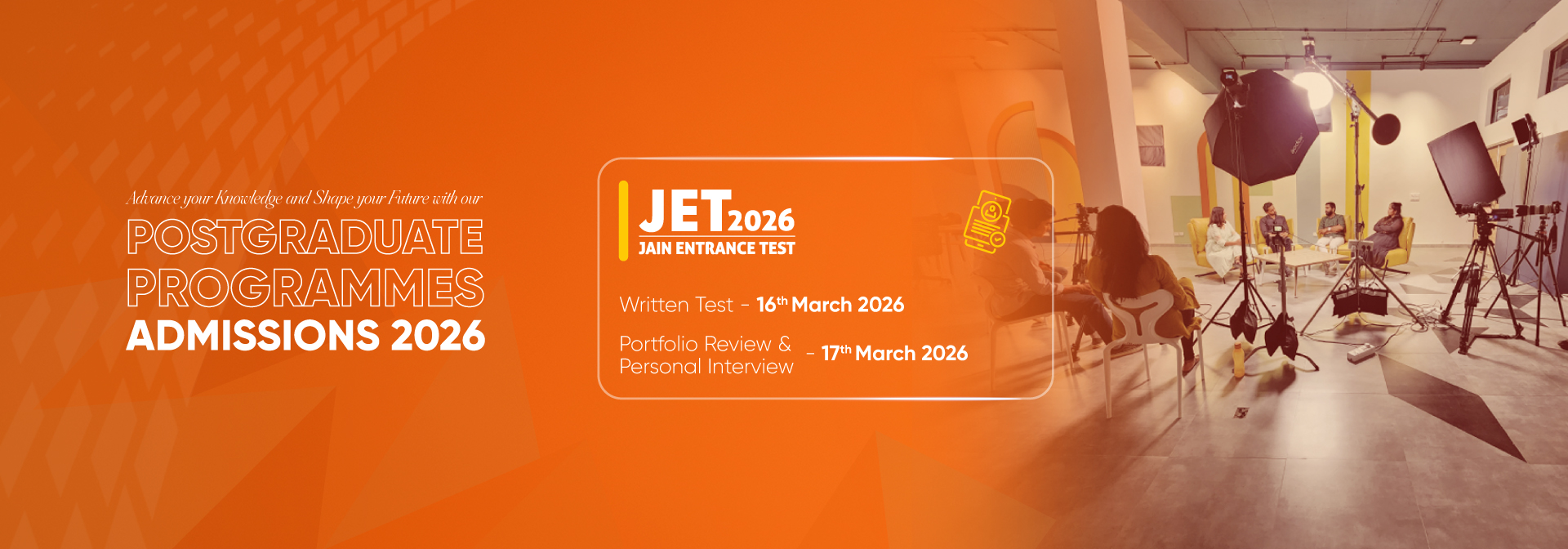 PG Programmes Admissions - SDMCA, JAIN (Deemed-to-be University)