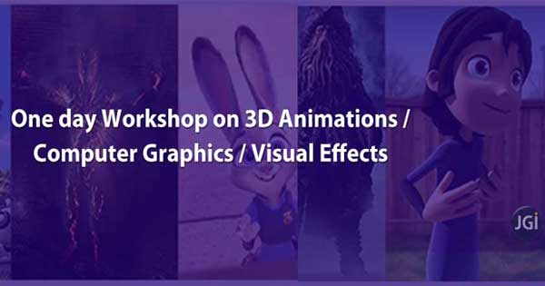 Workshop on 3D animation and visual effects | Jain (Deemed-to-be University)