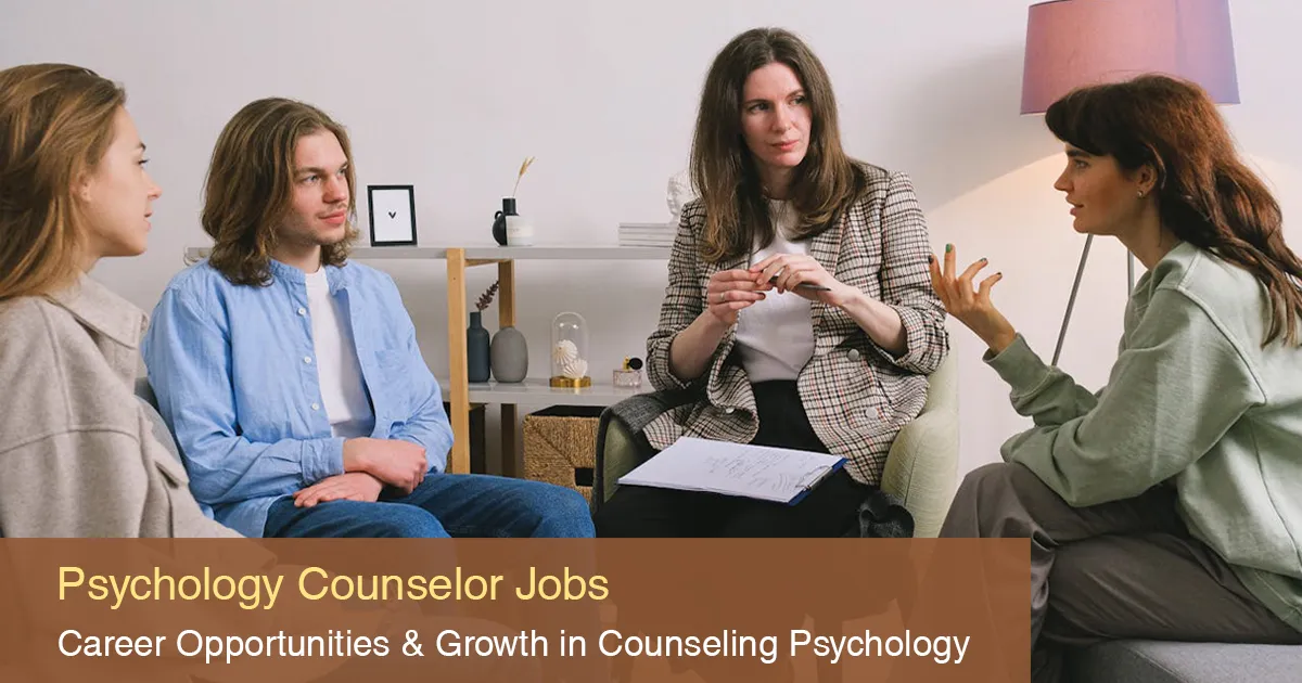 Psychology Counselor Jobs: Career Opportunities & Growth in Counseling Psychology